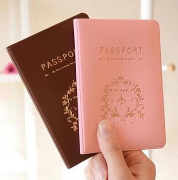 Fashion Passport Ticket ID&Document HoldeR Credit Card Travel Cover Protector travel accessories passport case 2 Colors Free DHL