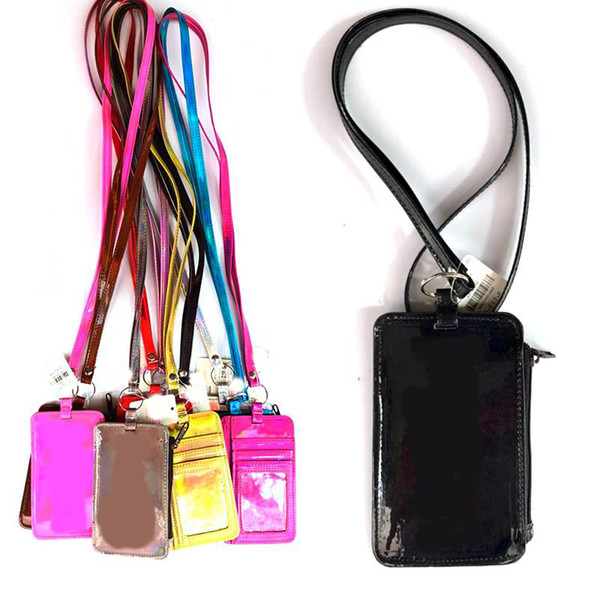 Card Holders Wallets Pink letter Laser Fashion Coin purse Stuff Sacks Bank Card bags Outdoor bag 10 colors