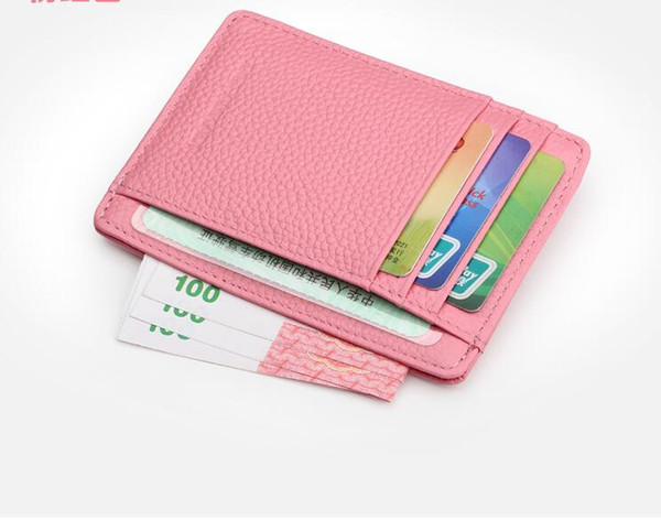 2019 designer high-quality real leather wallet card more letter credit card bus card package Superman wallet for men women with the box