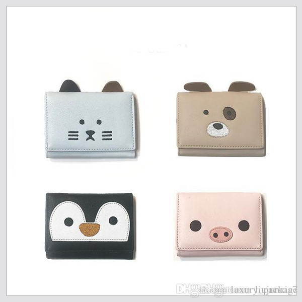 Wallet female short paragraph new snap Korean version of the mini cute small fresh student coin purse wallet wallet ins tide