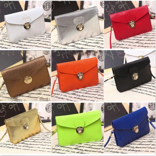 20pc Girl PU Leather Button Clutch Wallet coin Purse Handbag Mini Cross-Body Bag Phone case messenger bag