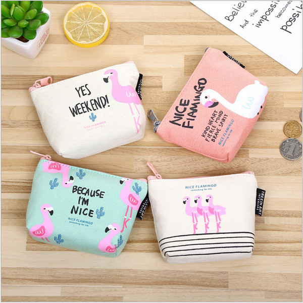 Cute birds Zipper Coin Purses Mini Wallets Canvas Key Holders Portable Fashion Pouch Change Bags Handbag Free Shipping