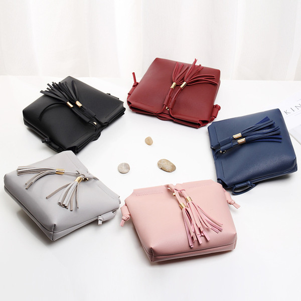 New Designer Ladies Casual Coin Bags High Quality PU Leather Large Capacity Tassel Mini Wallets Zero Purses Mobile Phone Bags