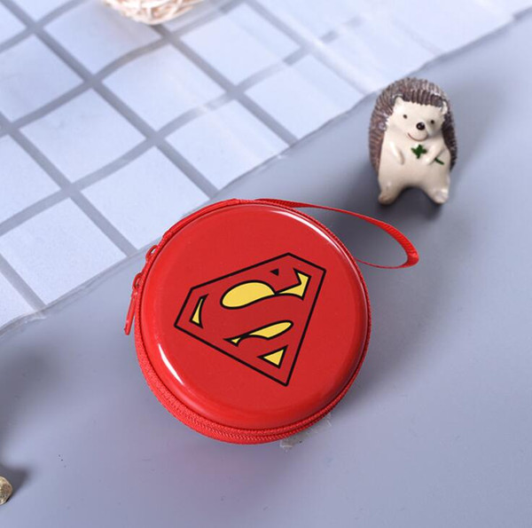 Korean Candy Colored Girls Coin Bags Women Key Wallets Cute Cartoon Silicone Mini Hero Coin Purse Children Kids Gifts 1pcs
