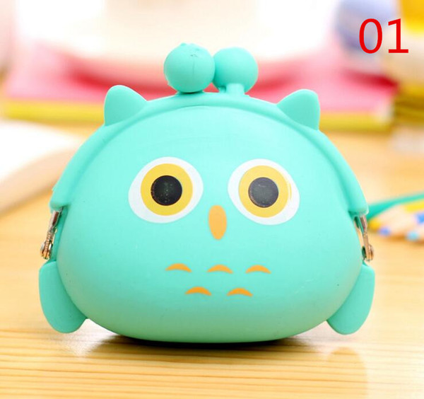 2018 Fashion Women Mini Owl Bird Flower cartoon Wallet Card Holder Case Coin Purse Clutch Handbag Bag