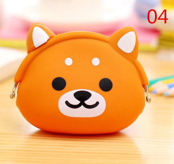 New Cute Cat Face Printed Zipper Coin Purses For Kids Students Pencil case Cartoon Wallet Bag coin Pouch Children Purse Holder