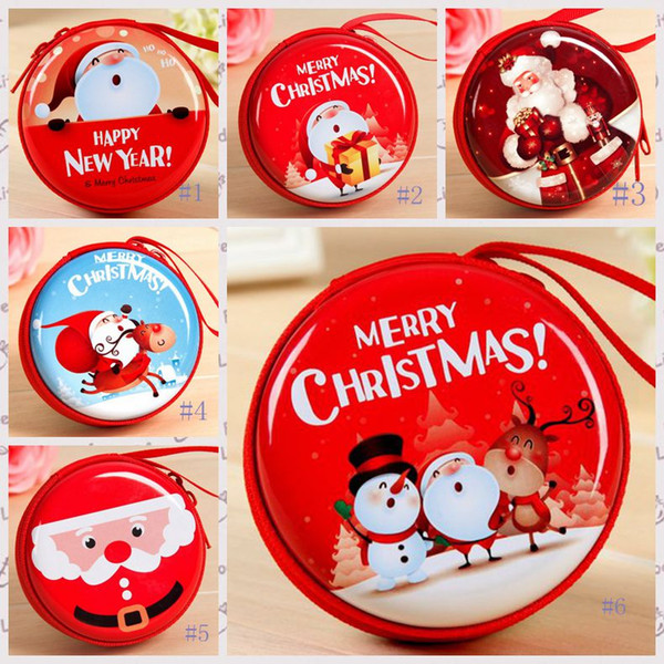 2018 Christmas decoration Coin Purse new Christmas Children gifts Santa Claus purse Children toy creative purse 50 pcs