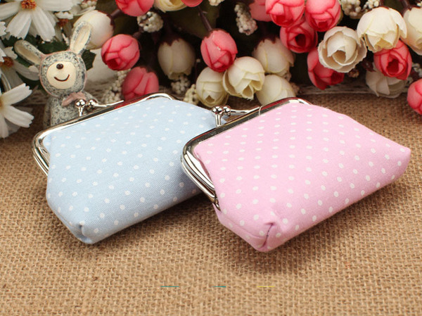 Mini Cute Creative Lady Purse Fashion New High Quality Cotton Dot Garden Wind Fresh Wave Decoration Package