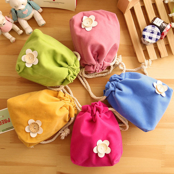 Bags candy color flower coin purses wallets holders