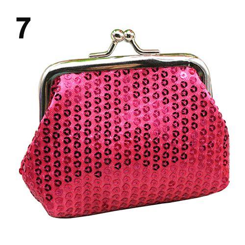 Wholesale- Coin Purses Women Purse for Coins Children's Wallet Kids Wallets Sequins Bling-Bling Clutch Glittery Handy Buckle Carteira 9IFT