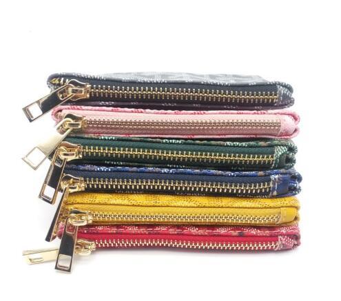 goya New fashion France style Top quality Designer Leather Canvas coin pouch men women gy coin purse wallet mini wallets Short zip bag