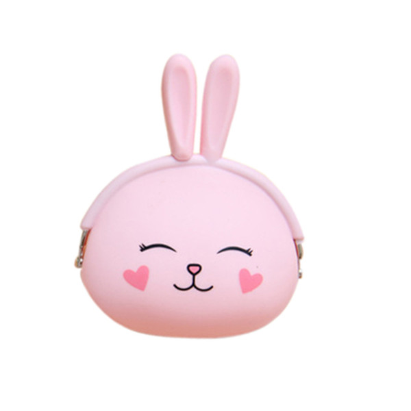 2019 New Girls Mini Silicone Coin Purse Animals Small Change Wallet Purse Women Key Wallet Coin Bag For Children Kids Gifts