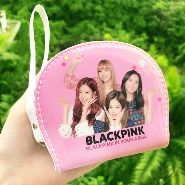 Hot Star Group Blackpink PP Coin Purses Cute Zipper Wallet