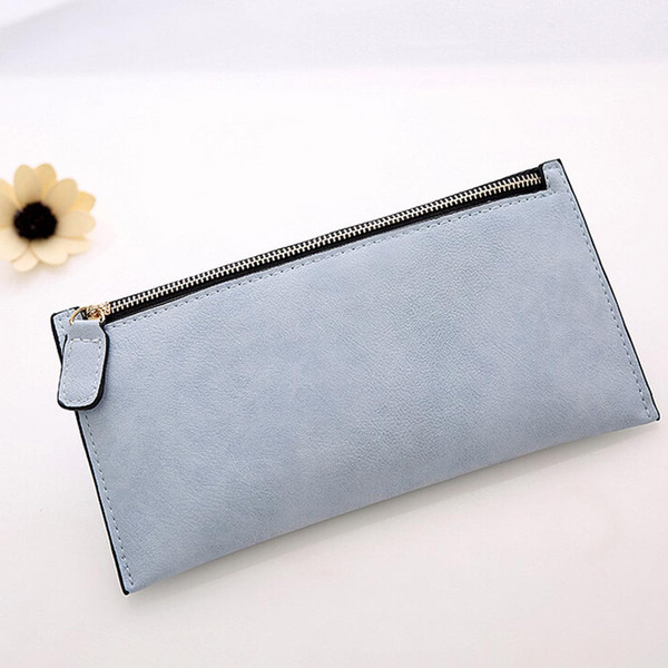 Fashion wallet ladies hand card bag PU leather long handbag mobile phone key storage bag multi-card monederos nia