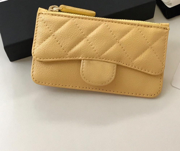 2019 New Top Quality Famous Brand Ladies Purse Leather Making Designer Ladies Long Chain Purse 13*75*1cm A00374