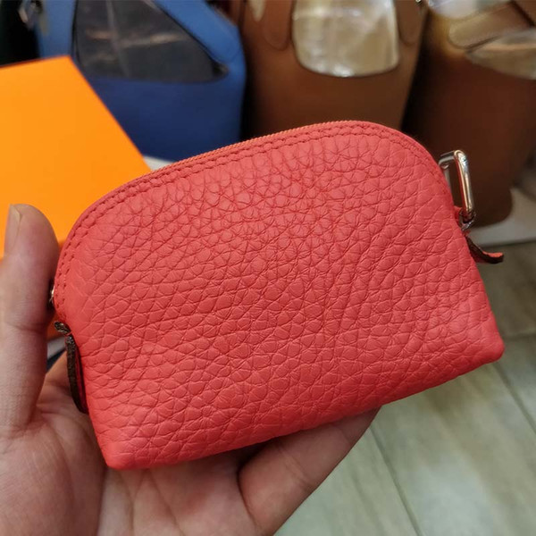 Fashion Desige Hot Sale Casual Coin Purse Clutch Bag Wallets Wholesale Real Leather Womens Short Pocket Money Bag