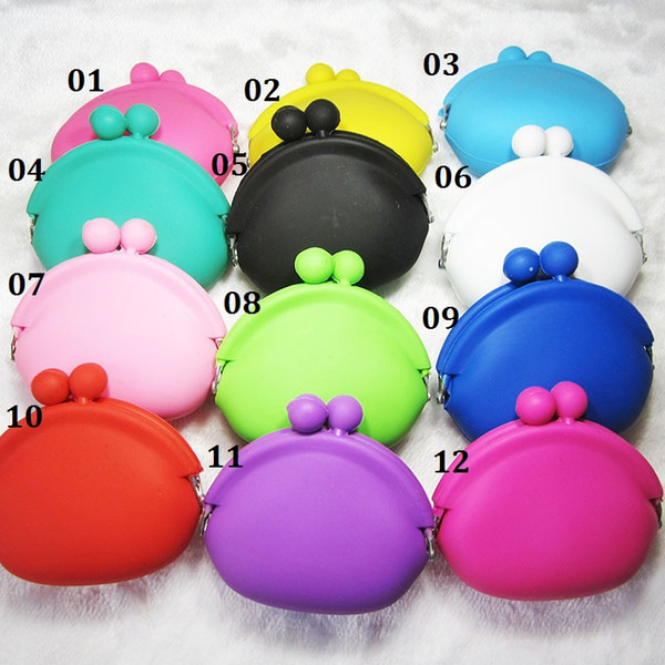 Fashion Silicone Coin Purses Bags Cake Mini Wallet Bag For Women Girls Candy Key Change Credit Card Zipper Case Holder Christmas Gift ZA1527