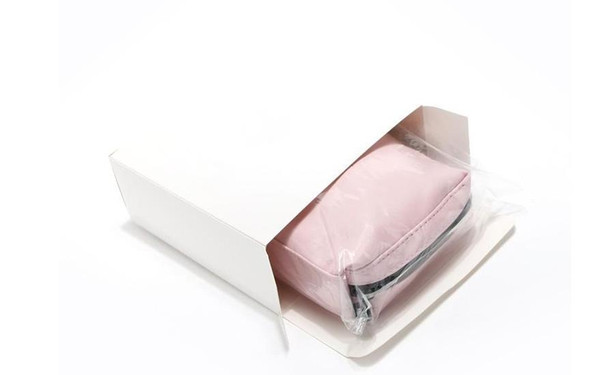 wholesale price for pink makeup bag PU with logo come with gift box