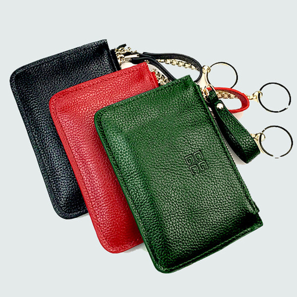 New Ladies Wallet Zipper short card pack, fashion small wallet, simple key, Mini Bag practical tide