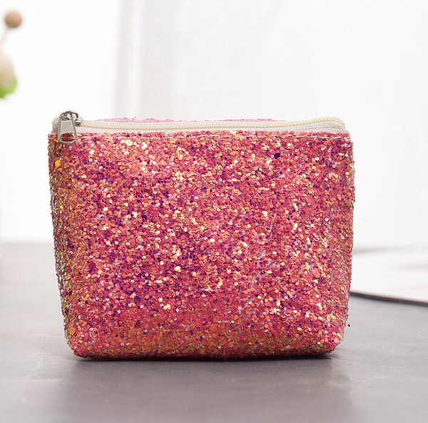 DHL200pcs Women Canvas Bright Printing Zipper Short Min Wallet Mix Color Zipper Coin Purses