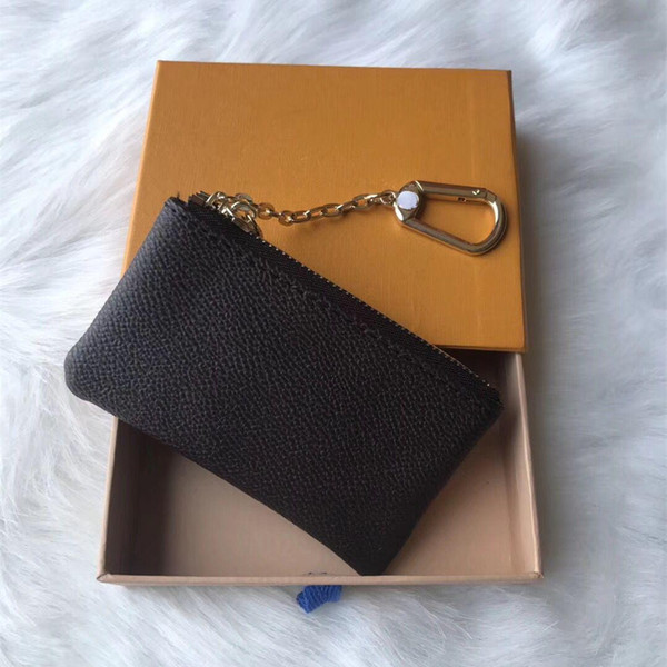 Designer coin purse women key pouch mini Fashion leather coin pouch 5 colors designer key pouch designer wallet With original box LB79