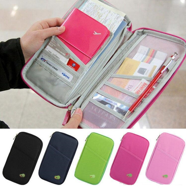 Passport Holder Ticket Wallet Handbag ID Credit Card Storage Bag Travel passport Wallet Holder Organizer Purse Bag K386