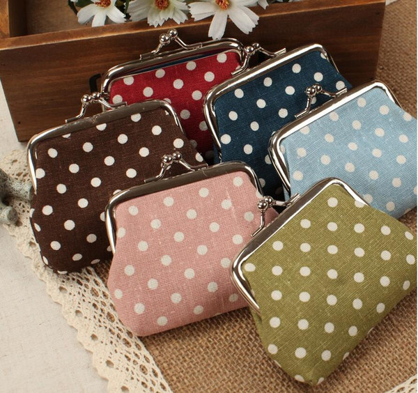 girls Lovely Mini Women's Vintage Flower Coin Purse Money Bag Wallet Clutch Handbag Key Holder Hasp Small Gifts Wallet christmas gift