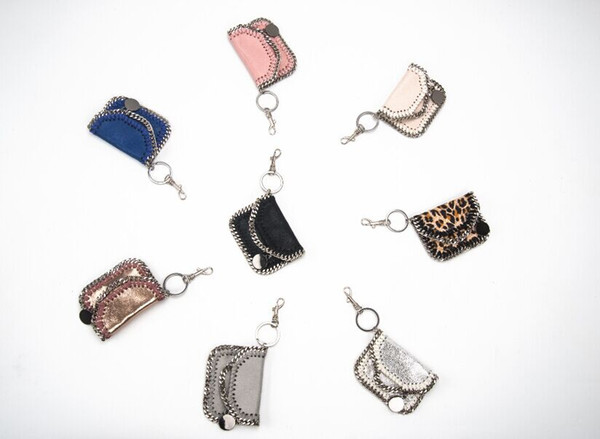 2018ss Fashion phone chain hand coin bag high quality factory outlet material pvc mini st tide personality purse high-top mini key chain bag