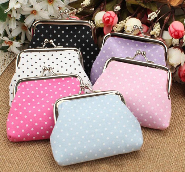 New Fashion Girl Women's Wallet Credit Card Key Holder Purse Mini Canvas coin Bags Clutch Wallet