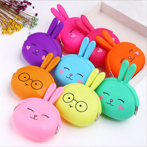 2018 Headphone pack silicone zipper bags zero wallet child girl boy purse lady women coin wallets Pouch Case