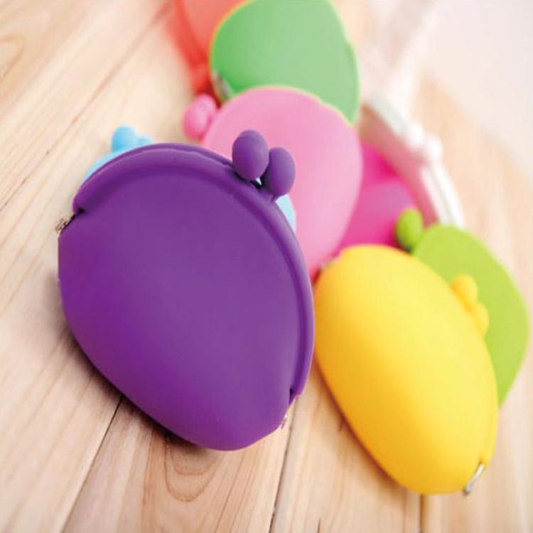 Hot Products Silicone Coin Purse Lovely Coin Bag Silicone Money Bag Puse Japanese Style Coin Wallet Free shipping