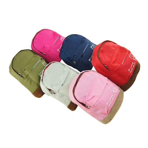 30PCS / LOT Women Coin Bag Girls Portable Bag Cute Card Key Money Bags Ladies Printing Small Wallet Purse