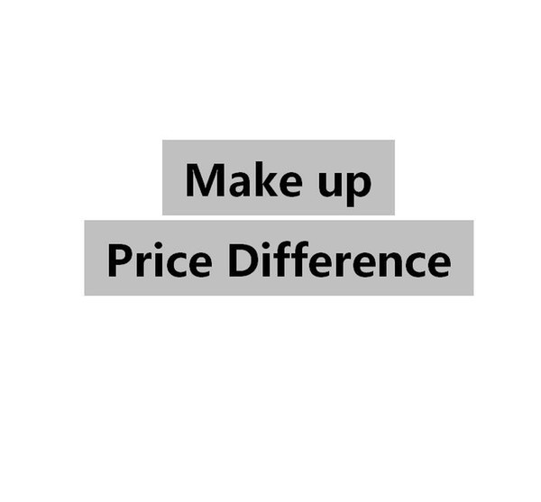 Make up price difference