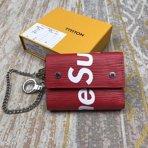 Brand Women Purse Wallets Famous Designers Coin Wallets Women's ID Holders Bag Chain Coin purses Zipper Brands Key Wallets