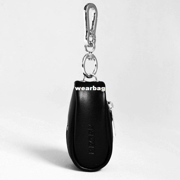 REGEM Large Capacity Key Holder Men's Real Leather Keychain Luxury Car Key Case Free Shipping