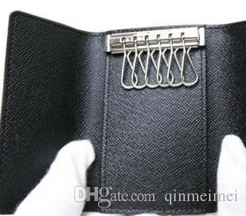 Luxury leather LOOU Key Wallets For Men And Women Fashion Designer Branded Top Quality Genuine Leather 4 and 6 Keys Wallets with box