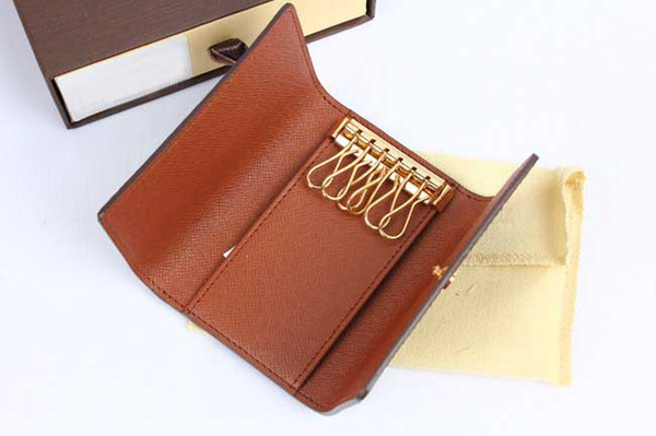 Free Shipping! Women Leather key Holder Small Purse For Key Wallets Card ID Holders 62630