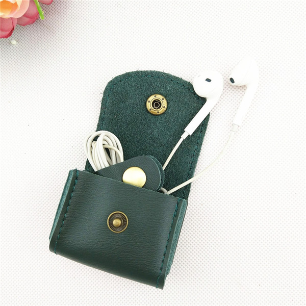 High Quality Earphone Storage Carrying Bag headphone Earbud Case Cover For USB Cable Mini Zipper Key Coin Case Without Package