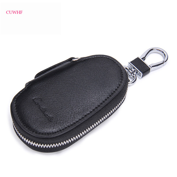 New fashion Genuine Leather Keychain Men Cow Split Car Key Bag Wallet Housekeeper Key Case Mini Car case Luxury keychain