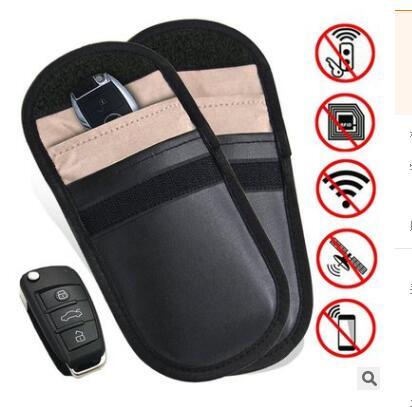 Car key signal block case / RFID car key blocking bag / Keyless Entry Fob Guard Signal Blocking Pouch Bag