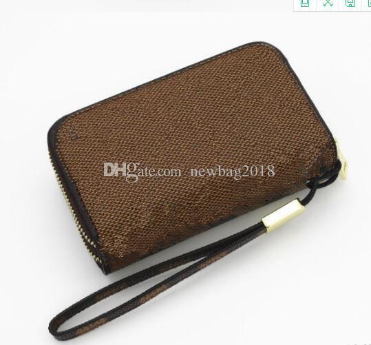 2018 New women and men double key packet multi-function Zero wallet fashion luxury Card package classic key packet bag purse D01