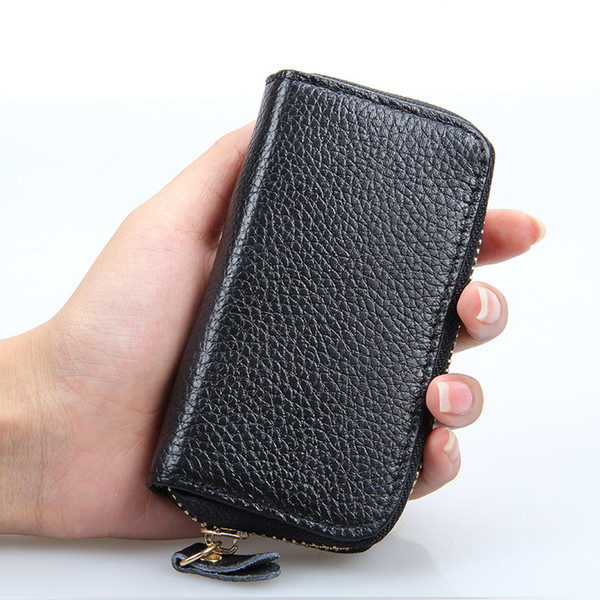 heap Key Wallets 2018 Fashion Pu Leather Key Wallet Card Holder Business Organizer Housekeeper Case Keychain Purses Men Women Pocket Car ...