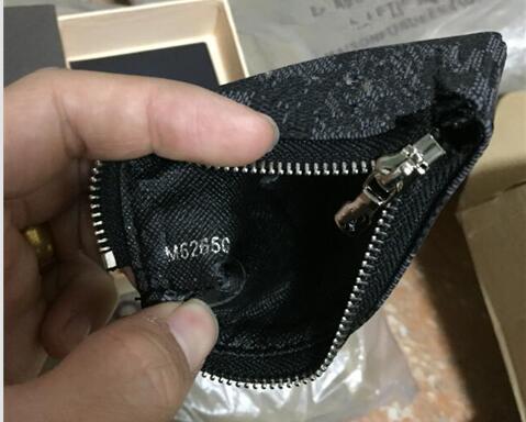 4 color Amazing Quality Many colors Men Key Pouch zip Wallet Coin Real Leather Wallets Damier Ebene Women Designer Brand mini girls purse