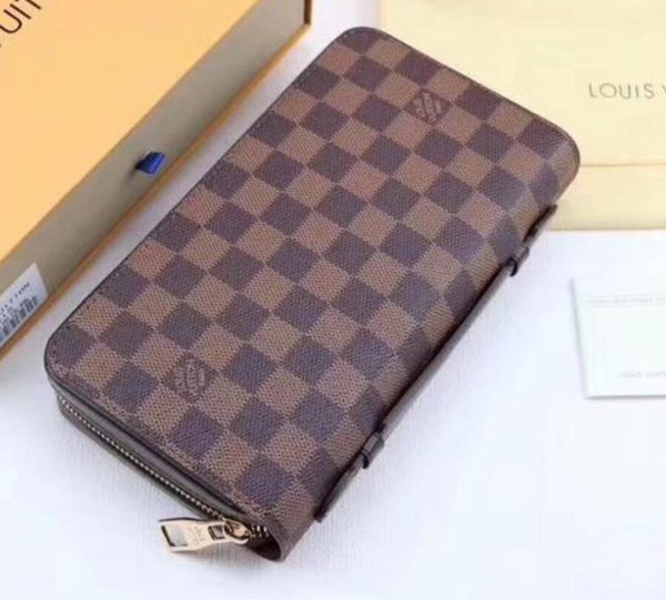 Drop shipping , Men's Classic Black Wallet & Man luxurious Best TOP qualtiy Luxury