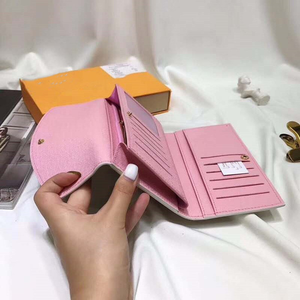 freeship hot sell ysiykiy MARIE-LOU Classic Fashion women's Wallet Purse Credit Card No Zipper Card bag long Wallets