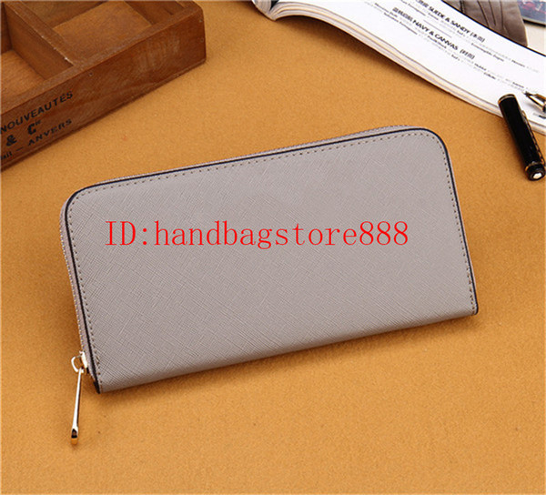 wholesale Women MICHAEL KALLY wallet famous brand fashion single zipper cheap luxury designer women pu leather wallet lady ladies long purse