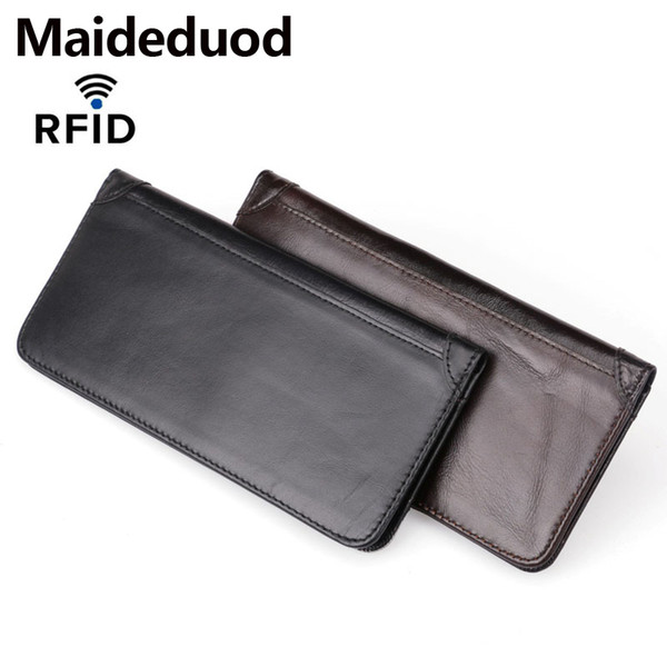 Brand Men Wallets Hot Sell Vintage Genuine Leather Men Handbag Men Clutch Purses Phone Pocket Business Cases Credit Card Holder