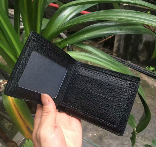 Mens Wallet free shipping 2018 Men's Leather With Wallets For Men Purse Fashion Men Wallets With Box