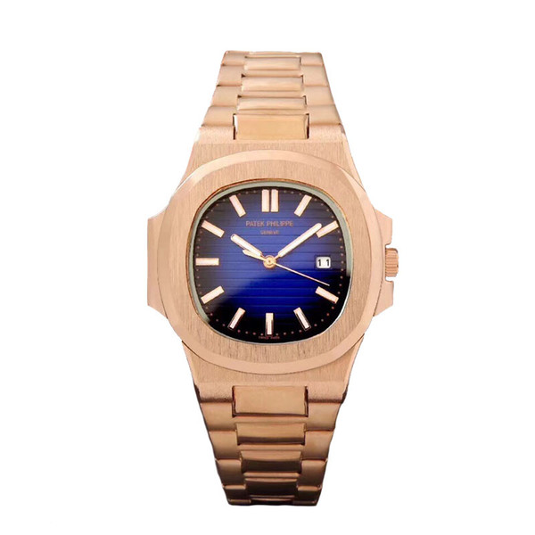 New Fashion 2019 Stainless Steel Wristwatch Business Mens Quartz Watches For Man Casual PATEK HILIPPE Watch