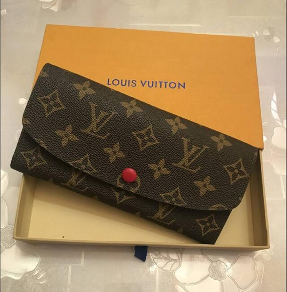 free shpping Wholesale red bottoms lady long wallet multicolor designer coin purse Card holder original box women classic zipper pocket 8865